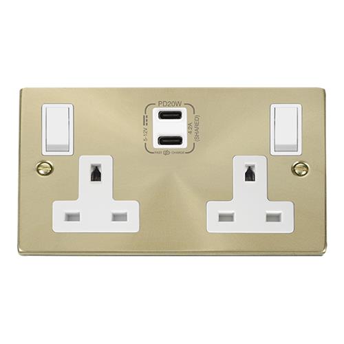 13A 2G C USB VPSB WH