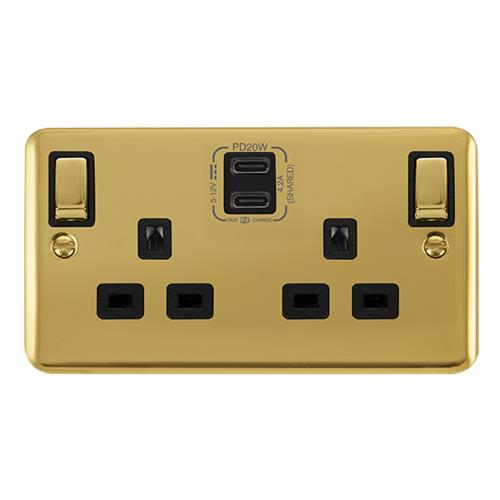 13A 2G C USB DPBR BK