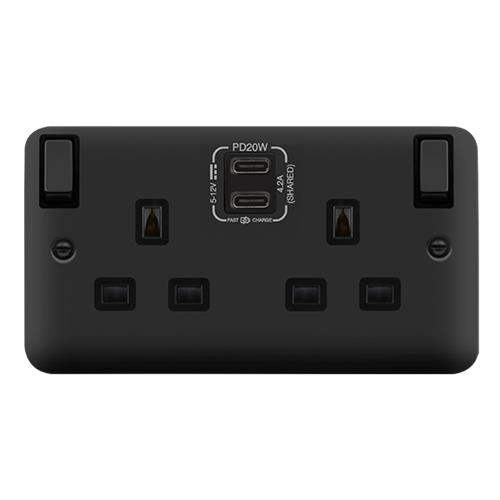 13A 2G C USB DPMB BK