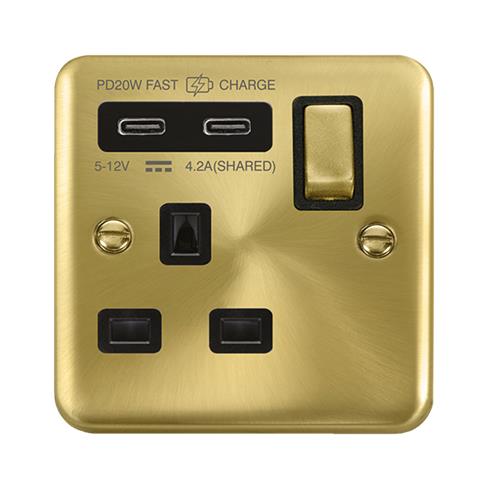 13A 1G C USB DPSB BK