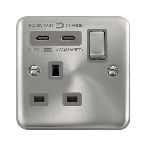 13A 1G C USB DPSC GY