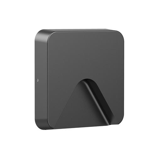 Razor-Thin Black Square Light