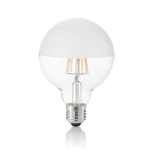 E27 GLOBO D095 08W 3000K CRI80 SATIN MEZ