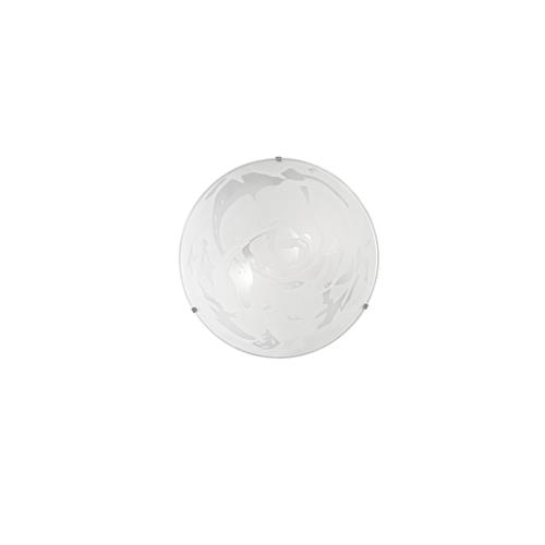 PLAFONIERA ALABASTRO BIANCA 2XE27 30X30X