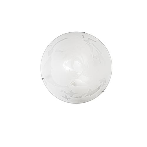 PLAFONIERA ALABASTRO BIANCA 3XE27 40X40X