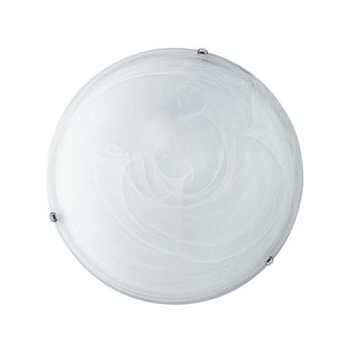 PLAFONIERA DUNA BIANCA 1XE27 30X30X8CM