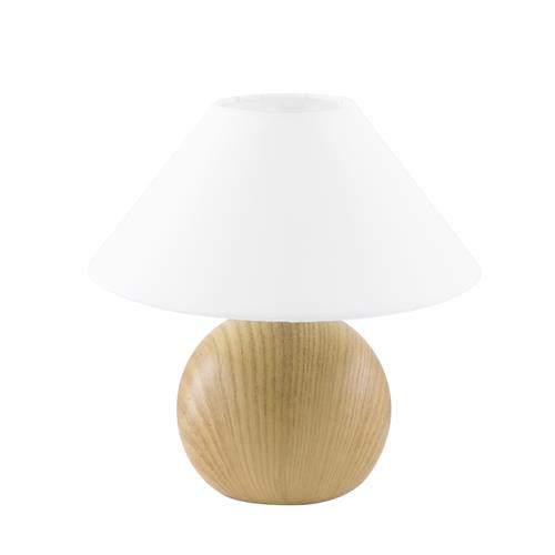 LUMETTO PINO LEGNO CHIARO/BIANCO 1XE14 2