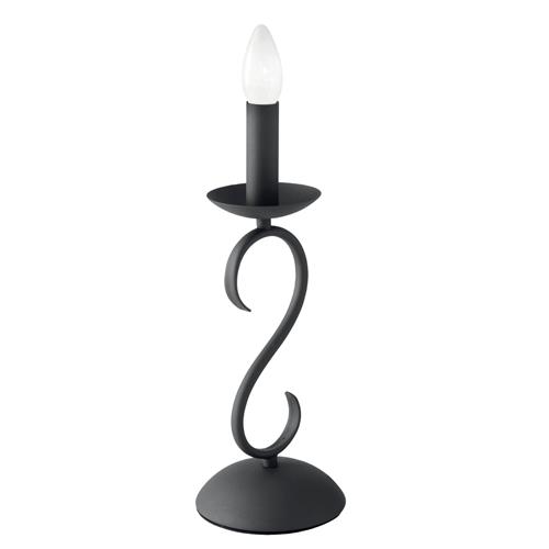 LUME BEATRICE ANTRACITE 1XE14 14X33CM