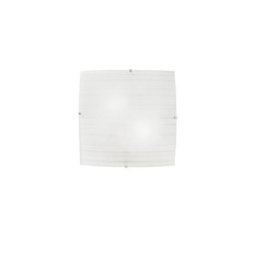 PLAFONIERA CELINE BIANCA 2XE27 30X30X9CM