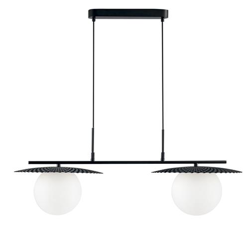 SOSPENSIONE CHAPLIN NERA 2XE27 97X146,2C