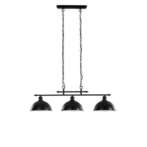 SOSPENSIONE CHARLESTON NERA 3XE27 99X26X