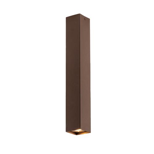 PLAFONIERA FLUKE QUADRATA CORTEN 1XGU10