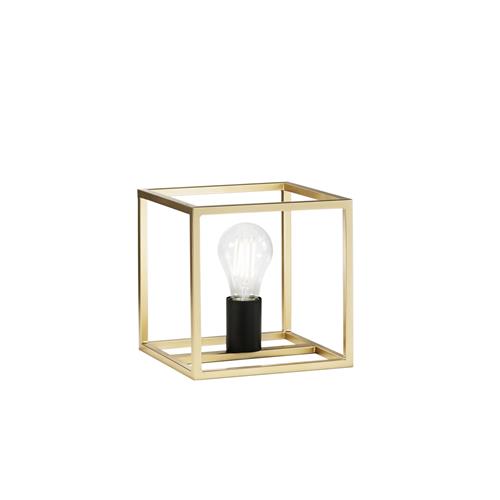 LUMETTO KIMERA NERO/ORO 1XE27 20X20X22,5