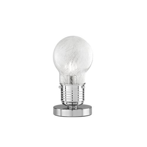 LUME LAMPADINA CROMO 1XE14 15X28CM