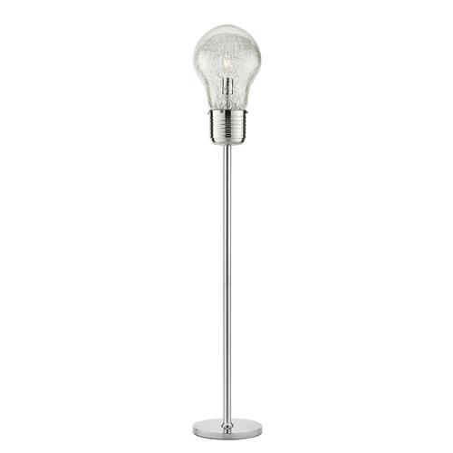 PIANTANA LAMPADINA CROMO 1XE27 30X165CM