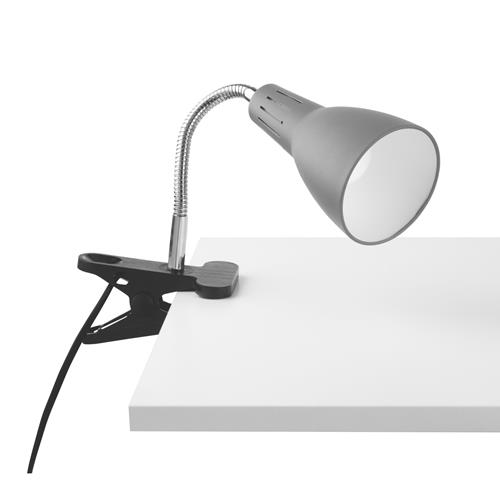 LAMPADA LOGIKO GRIGIA CON PINZA 1XE14 11