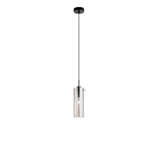 SOSPENSIONE MAGIC NERA/FUME' 1XE27 10X15