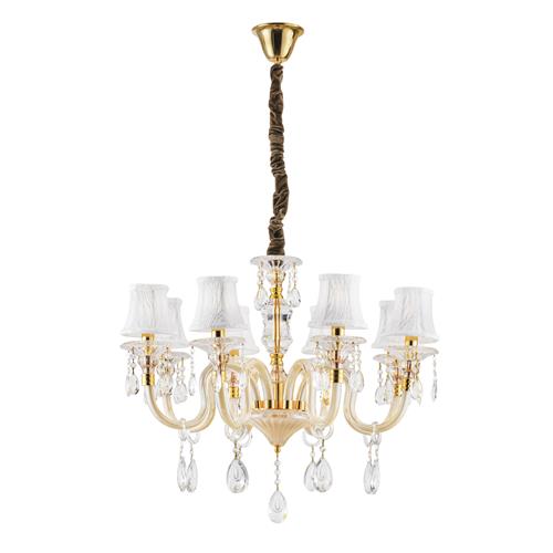 LAMPADARIO MONET ORO 8XE14 73X128CM