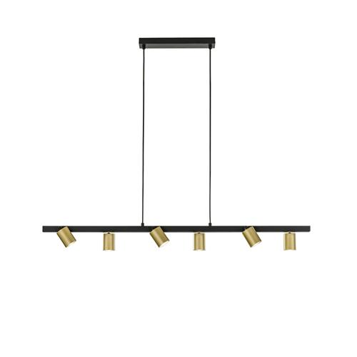 SOSPENSIONE NIZZA NERA/ORO 6XGU10 110X15