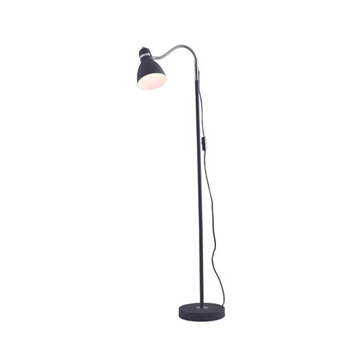 PIANTANA PEOPLE NERA 1XE27 34X13X142CM