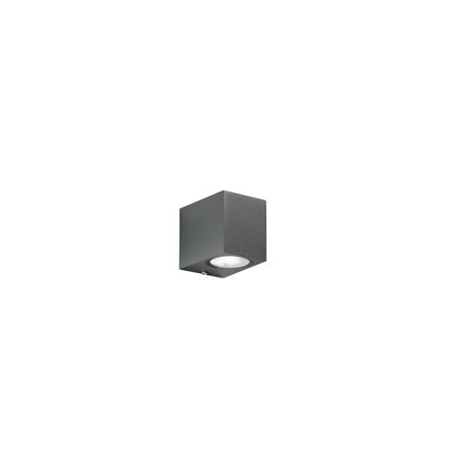 APPLIQUE QUBO ANTRACITE 1XGU10 IP54 6,7X