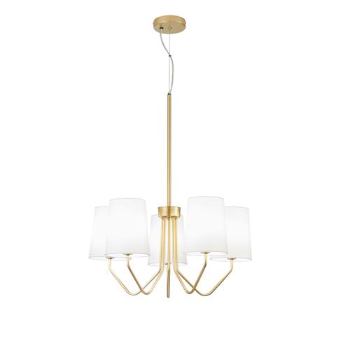 SOSPENSIONE SALLY ORO 5XE14 60X150CM