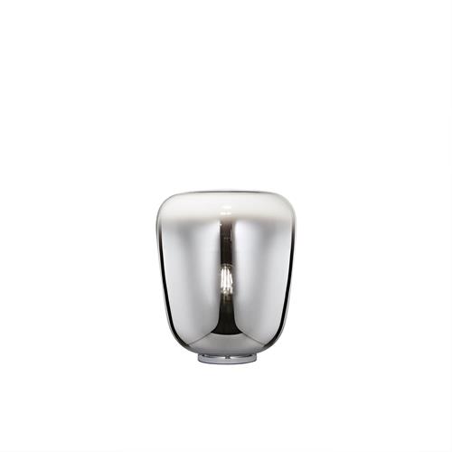 LUME SMOKE CROMO 1XE27 33X39,8CM