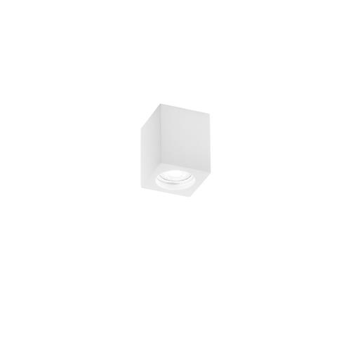 PLAFONIERA SPACE QUADRATA BIANCA 1XGU10
