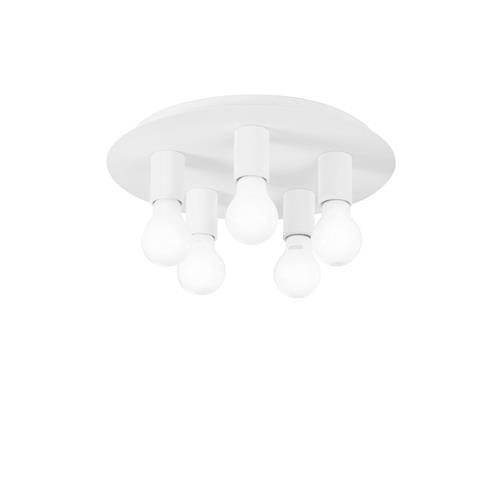 PLAFONIERA STRIKE BIANCA 5XE27 35X35X86C