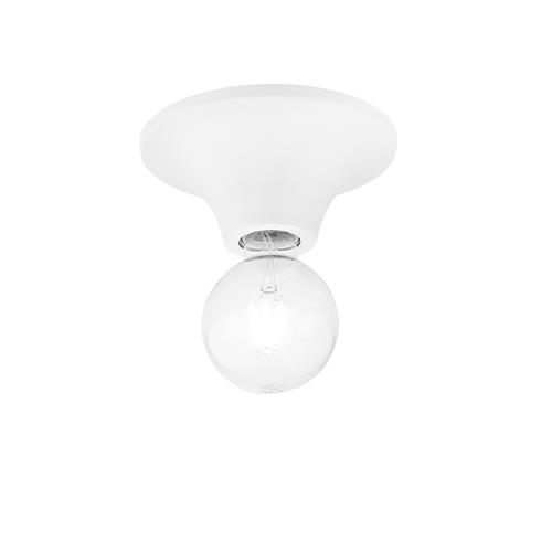 PLAFONIERA VESEVUS BIANCA 1XE27 18X18X8C