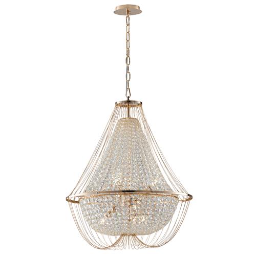SOSPENSIONE VIENNA ORO 6XE14 60X120CM
