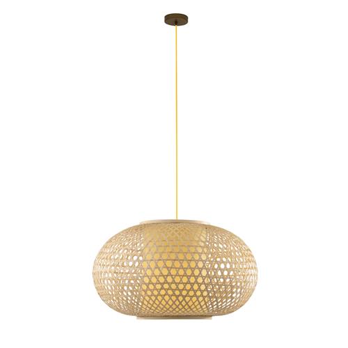 SOSPENSIONE ZEN LEGNO 1XE27 60X60X120CM