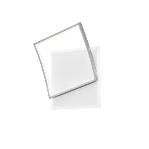 PLAFONIERA LED AYRTON QUADRATA NICKEL 42