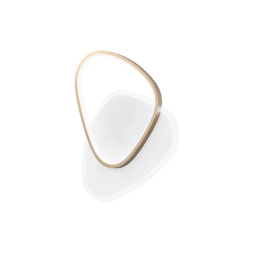 PLAFONIERA LED AYRTON TONDEGGIANTE ORO 4