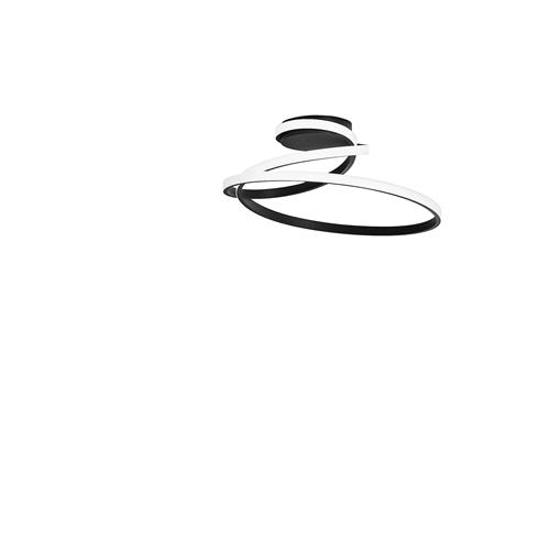 PLAFONIERA LED COASTER NERA 40W 5440LM C