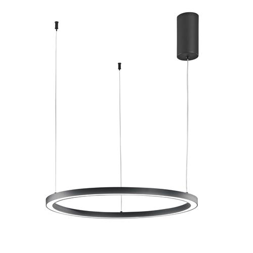 SOSPENSIONE LED HOOP NERA 30W 4500LM CCT