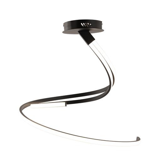 PLAFONIERA LED KINETIC NERA 40W 5440LM C
