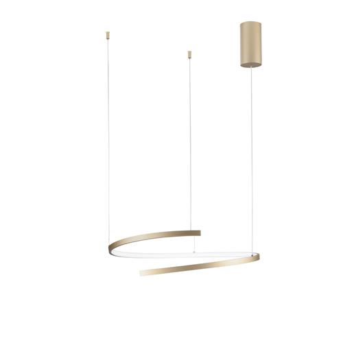 SOSPENSIONE LED MOMA ORO 38W 6090LM CCT