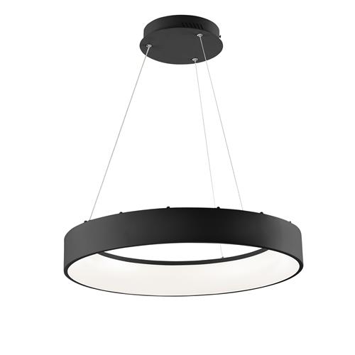 SOSPENSIONE LED NOAH NERA 60W 8000LM CCT
