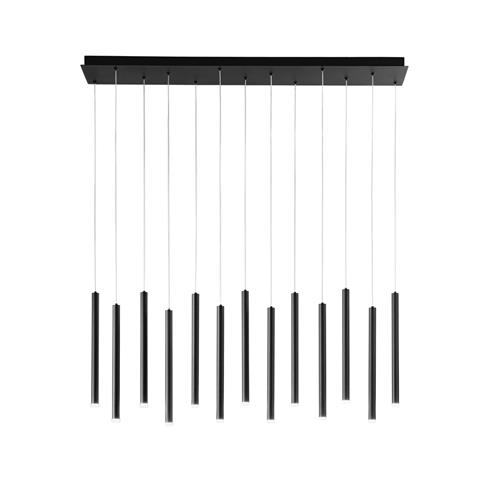 SOSPENSIONE LED PYPE NERA 65W 6110LM CCT