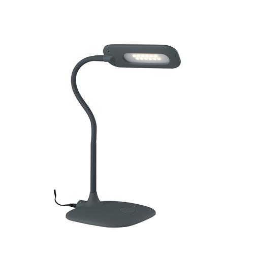 LAMPADA DA LETTURA LED DARWIN GRIGIA CON