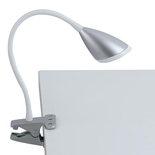 LAMPADA DA LETTURA LED HEGEL ARGENTO CON