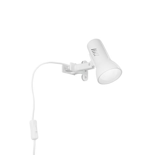 SPOT CARRERA BIANCO CON PINZA 1XE27 21,3