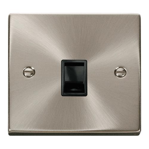 VPSCHROME RJ11 BLACK