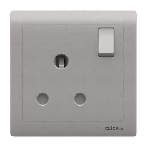 15A ROUND PIN SWITCHED 1 GANG SOCKET SV