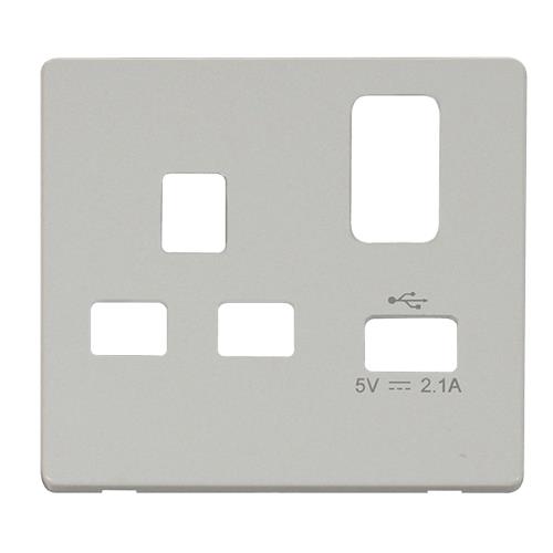 1G SW SKT USB COVER