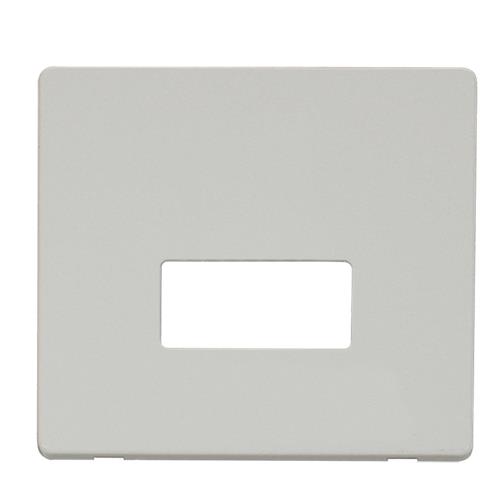 13A FCU PLATE  - WHI
