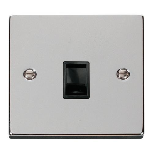 VPCHROME RJ11 BLACK