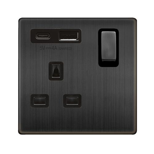 13A 1G A&C USB BZ BK