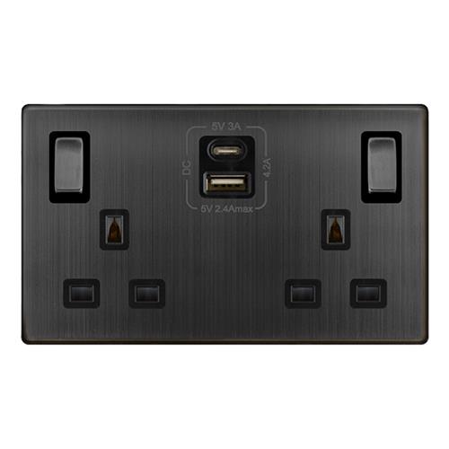 13A 2G A&C USB BZ BK